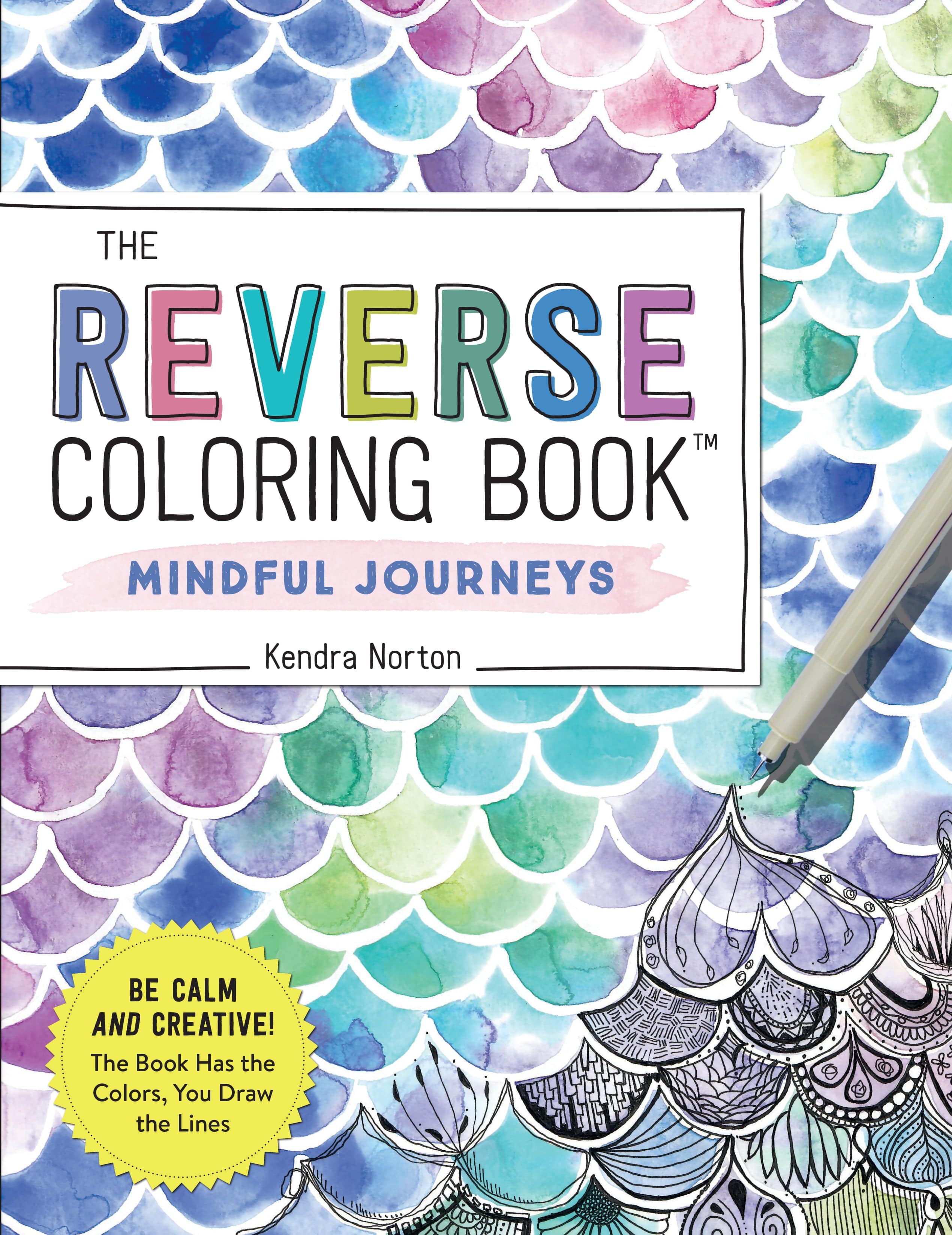 The Reverse Coloring Book™: Mindful Journeys – Paper Luxe